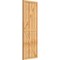 Ekena Millwork Framed Board-n-Batten Shutters w/Z-Bar, Rough Sawn Western Red Cedar, 26 7/8W x 75H, PR RBF06Z26X075RWR - alternate 4